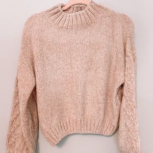 Princess Polly Cropped Chenille Sweater